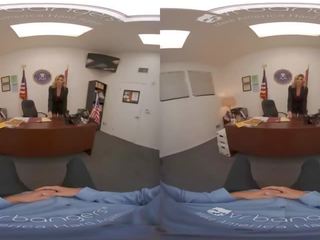 Vr Bangers Determined beguiling Fbi Agent Force You With Her Wet Pussy Vr adult clip