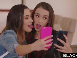 BLACKED Two Teens Share the BIGGEST BBC IN THE WORLD